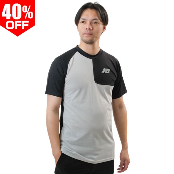 樂天商城 - 40％OFF 野球 アンダーシャツ 半袖 丸首 大人 ニューバランス New Balance ベースボールアシンメトリ— 左投げ用 ブラック ストレッチ素吸汗速乾 一般用 MT61I7J2 2026NEW 大谷選手 野球ウェア アンダーシャツ名入れ有料可(U)