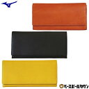 ミズノ MIZUNO グラブ革長財布 1GJYG01000 野球 グラブ革財布 父の日 プレゼントに ギフト 実用的