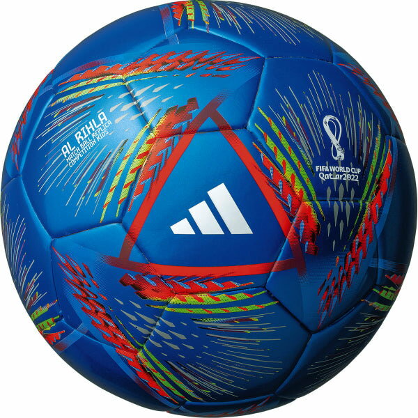 アディダス サッカーボール アル・リフラ コンペティション キッズ 4号球 青色 2022 FIFAワールドカップ 公式試合球レプリカモデル AF451B