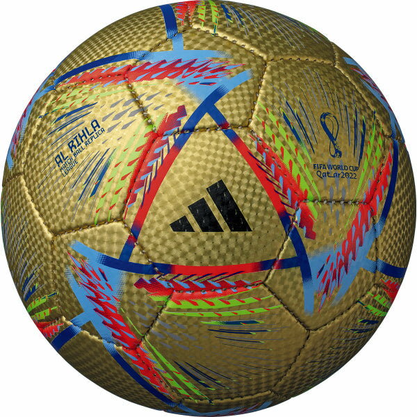 アディダス サッカーボール アル・リフラ リーグ 4号球 金色 2022 FIFAワールドカップ 公式試合球レプリカモデル AF454GO