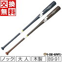  SSK リーグチャンプFUNGO ノックバット 大人 木製(朴・シナ)＋メイプル 89cm・550g平均 91cm・570g平均 SBB8006 野球