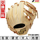 【交換往復送料無料】 野球 グローブ 硬式 大人 SSK エスエスケイ 硬式プロエッジシリーズ B 内野手用 サイズ:5L PKB345 右投げ キャメル×タン...
