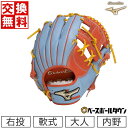 【年中無休】 交換往復送料無料 野球 ミズノ MIZUNO 軟式用グローバルエリート∞インフィニティNEO 内野手用4/6 サイズ9 スプレンディッドオレンジ×...