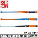 バット 【交換送料無料】 野球 ノックバット 木製 ミズノプロ ノック 1CJWK16886 バット