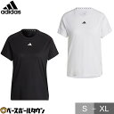 アディダス adidas AEROREADY トレイン エッセンシャルズ ミニマル ロゴ クルーネック半袖Tシャツ マルチスポーツ NEN26