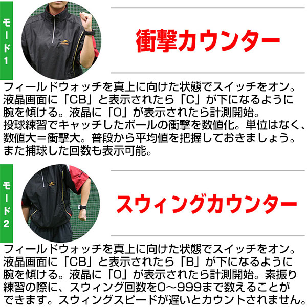 【年中無休】最大10％引クーポン ボタン電池おまけ 野球 練習 フィールドウォッチ 投球 ピッチング 球威 計測器 FFW-400 フィールドフォース