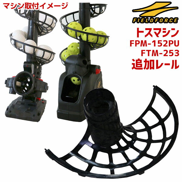 【年中無休】最大10％引クーポン 野球 練習 追加レール トスマシン(FTM-253) ピッチングマシン(FPM-152PU)用 FRR-1 フィールドフォース