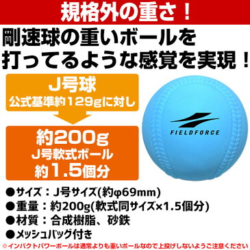 野球 練習 ハンドポンプおまけ 4個セット アイアンサンドボール 軟式J号サイズ 4色 約200g 打撃 バッティング WFIMP-680 フィールドフォース トレーニング【5/4(月)発送予定 予約販売】