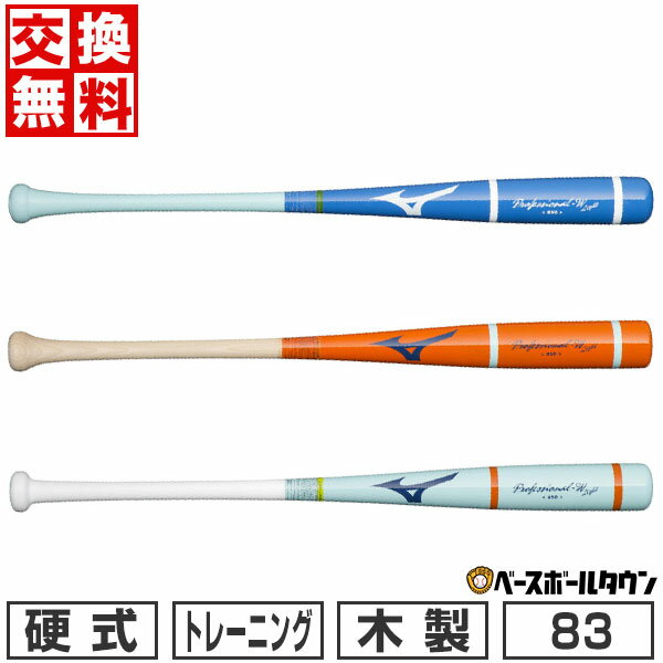 【交換送料無料】 野球 トレーニングバット 大人 木製 ミズノ 打撃可トレーニング プロフェッショナル Wライト 1CJWT23283