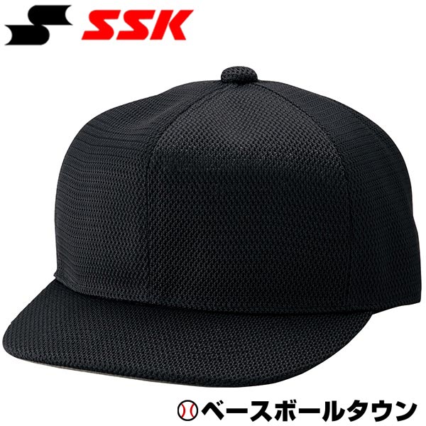 審判帽子 野球用品 SSK エスエスケイ 六方オールメッシュタイプ 主審・塁審兼用 キャップ ブラック BSC46BK 【365日あす楽対応】