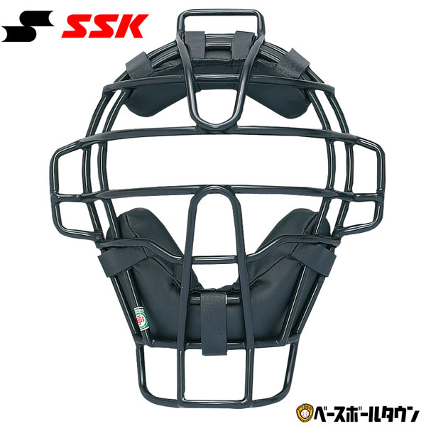 審判マスク 軟式 野球用品 SSK 軟式審判用マスク J・C号球対応 SGマーク合格品 アンパイア 防具 UPNM210S