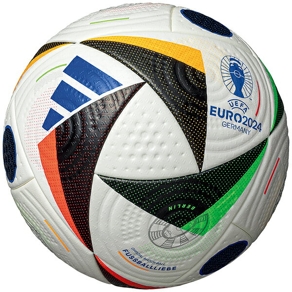  アディダス サッカーボール プロ 5号球 UEFA EURO2024 公式試合球 FIFA Quality Pro. 国際公認球 サーマルボンディング 化粧箱入り AF590 フットボール