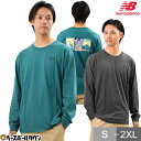 ロンT Tシャツ メンズ ニューバランス New Balance 長袖 丸首 Athletics 長袖Tシャツ ロングTシャツ カットソー トップス 厚手 おし...