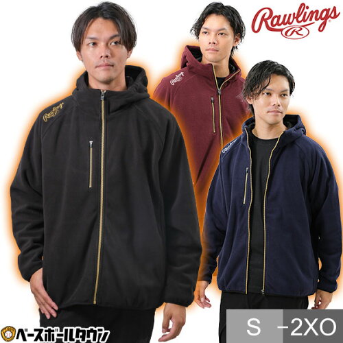 送料無料 rawlings あす楽【年中無休】 野球 フリースパーカー メンズ...