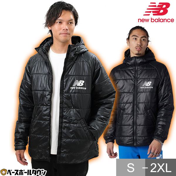 【在庫品限り】 中綿ダウンジャケット パーカー 大人 ニューバランス NB Athletics Winterized 長袖 ジップアップ フルジップ フード付き ブルゾン アウター スポーツウェア フーディー 大人 MJ13513