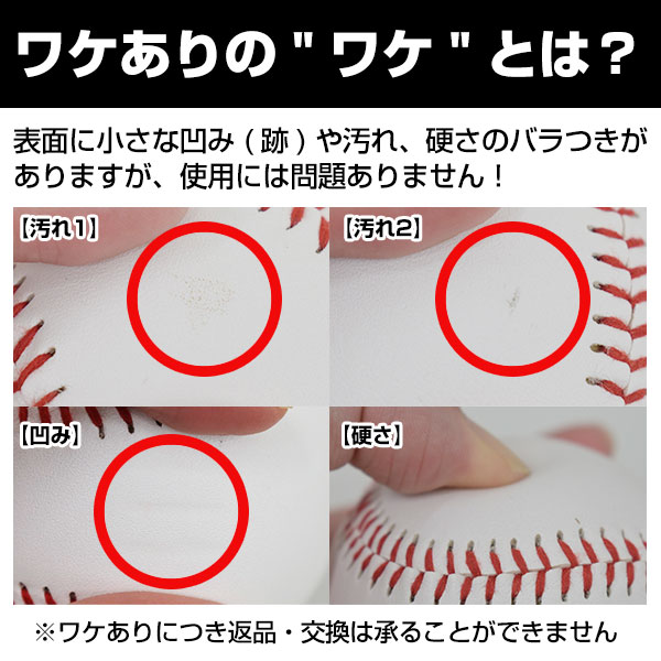 【訳あり⇒小さな凹み＆汚れ・硬さバラつき有】 野球 サインボール 硬式球デザイン 1ダース(12個)売り 個包装済み 卒業 卒団 記念品 記念グッズ 寄せ書き BBCH ベースボールチャンプ 2