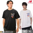 Tシャツ メンズ ニューバランス New Balance NB Essentials 574 グラフィックショートスリーブ 白 黒 半袖 丸首 おしゃれ かっこ...