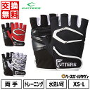 【年中無休】 【交換往復送料無料】 トレーニンググローブ 大人 両手用 カッターズ トレーニング 2.0 ハーフフィンガー 指出し 水洗い可 全天候対応 T02...