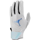【3連休も毎日出荷】 【交換往復送料無料】 野球 バッティンググローブ 両手用 白 ホワイト ナイキ NIKE ジョーダン JORDAN フライエリート 耐久性 ストレッチ 伸縮性 バッティンググラブ バッティング手袋 手ぶくろ JD1101-132 【365日あす楽対応】