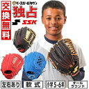 【交換送料無料】 野球 グローブ SSK 独占販売 少年軟式 スペシャルメイクアップ ピッグスキン オールラウンド用 右投げ 左投げ サイズLL 5年生 6年生 身長150cm以上 限定モデル ジュニア用 野球グローブ 柔らかい 豚革 SMUJ1 【365日あす楽対応】