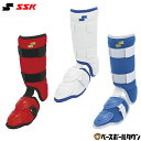 【年中無休】 野球 レッグガード 硬式 軟式 ソフトボール使用可 エスエスケイ SSK 左打者用 ホワイト×ブルー フットガード すね当て 打者用防具 プロテク...