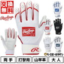 【年中無休】 【交換往復送料無料】野球 バッティンググローブ 大人 両手用 ローリングス Rawlings CLOUT バッティンググローブ ゴートレザー バッ...