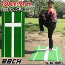 【レビューで変化球ボール贈呈】 野球 投球練習用 人工芝 ピッチングマット ピッチャープレート付き 91×180cm 持ち手付き 投球マウンド ブルペン ピッチ...