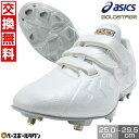 【交換往復送料無料】 野球 スパイク 金具 ベルクロ 軽量 アシックス ASICS ゴールドステージ アイプロ フォーススピード GOLDSTAGE I-PRO FORCESPEED MG 白スパイク マジックテープ 2025年後期NEW Pカバー(P革)加工可 1121A075 【365日あす楽対応】 シューズ刺繍有料可(S)