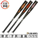 【交換往復送料無料】 野球 バット 軟式 ジュニア 子供 金属 ミズノ MIZUNO 小学生 ウィルドライブレッド×ヒッティングナビ 74cm 平均460g 7...