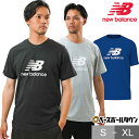 Tシャツ メンズ ニューバランス New Balance 半袖 ロゴ入り 吸汗速乾 スポーツウェア トレーニング カジュアル かっこいい おしゃれ ストリート ...