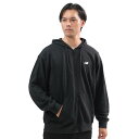 野球 パーカー メンズ レディース 大人 ニューバランス New Balance フルジップ フーディー スウェット 長袖 トップス ゆったり スポーツ観戦 部活 プレゼント ギフト リラックスフィット ユニセックス MJ41501【365日あす楽対応】