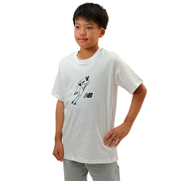 【3連休も毎日出荷】 Tシャツ 子供 半袖 丸首 ニューバランス New Balance Character 大谷翔平ロゴ YT41738 スポーツウェア おしゃれ かっこいい 少年 キッズ 【365日あす楽対応】