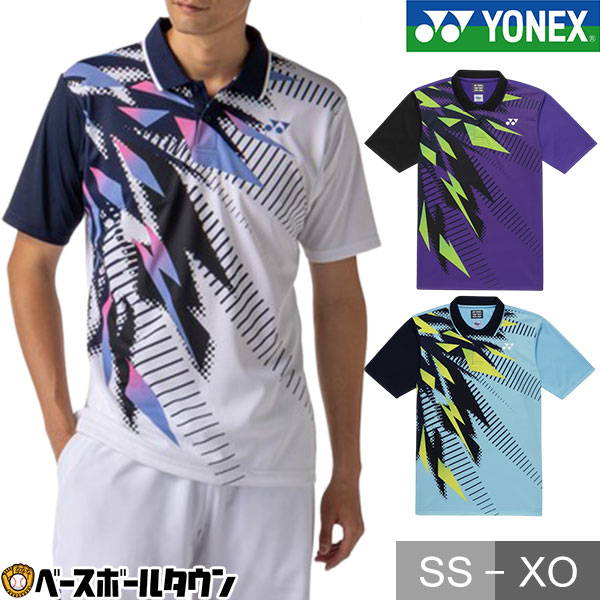 テニス バドミントン ゲームシャツ 半袖 YONEX ヨネックス ユニゲームシャツ 10744 ユニセックス 男女兼用 2026年NEWモデル