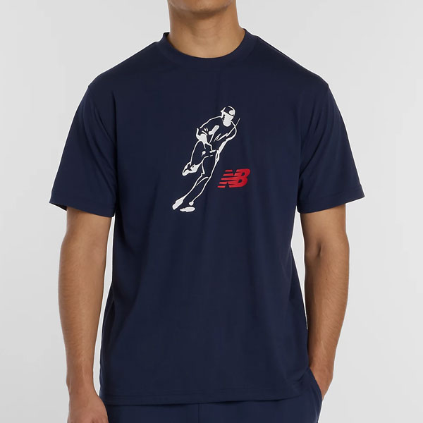 Rakuten - Tシャツ 大人 半袖 丸首 ニューバランス New Balance 大谷翔平 オールウェイズオンロゴ スポーツウェア おしゃれ かっこいい 一般 【365日あす楽対応】 楽天スーパーSALE RakutenスーパーSALE