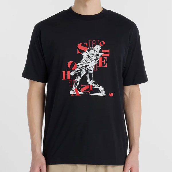 乐天商城 - Tシャツ 大人 半袖 丸首 ニューバランス New Balance 大谷翔平 グラフィック 半袖Tシャツ2 スポーツウェア おしゃれ かっこいい 一般 スポーツウェア アウトドア ブランド トレーニング MT615574 2026年NEWモデル 【365日あす楽対応】