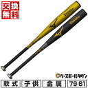 【交換送料無料】 野球 金属バット 少年軟式 ミズノ MIZUNO グローバルエリート Vコング02 ミドルバランス 79cm・600g平均 81cm・620g...