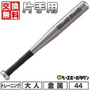 【交換往復送料無料】 野球 トレーニングバット 金属 大人 ユニックス UNIX アルミ片手バット 44cm 510g平均 BT7547 【365日あす楽対応】