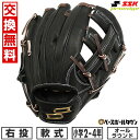 【3連休も毎日出荷】 【交換往復送料無料】 野球 グローブ 少年軟式 右投げ SSK プロエッジアドヴァンスド SSタイプ AJSS324F ブラック×ブラウン...