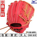 【交換往復送料無料】 野球 グローブ 軟式 右投げ ミズノ WILLDRIVE RED U-Plus 投手×内野 サイズ10 1AJGR14110 レッド×コルク 投手用 内野手用 大人 一般用グラブ キャッチボール 型付け可能(G) 限定モデル ウィルドライブレッド 【365日あす楽対応】(4)