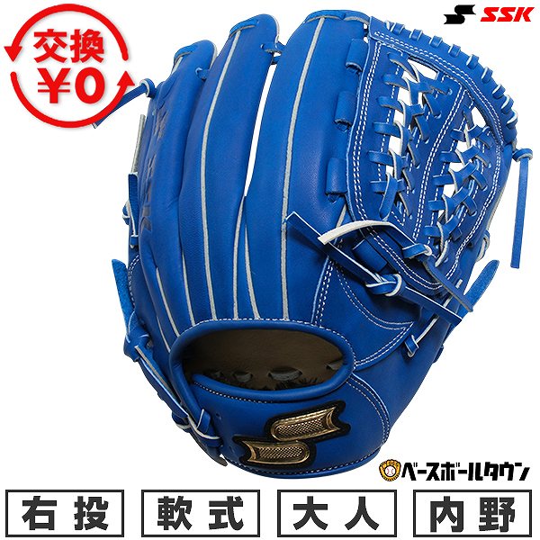 楽天市場】軟式グローブ 内野手用（カラーブルー）（スポーツ