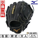 【交換送料無料】 野球 グローブ 軟式 右投げ ミズノ BALL PARK オールラウンド用 サイズ11 2024年NEWモデル 1AJGR13920 ブラック キャッチボール 型付け可能(G)