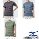 ミズノ MIZUNO ドライベクターボーダー半袖Tシャツ レディース B2MA0228 トラベルウエア シャツ