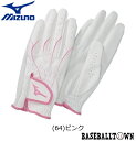 ミズノ MIZUNO 手袋ゴルフタイプ 羊革/両手 パークゴルフ レディース C3JGP814 パークゴルフ 手袋 母の日