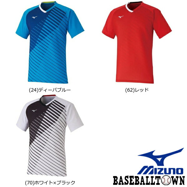 ミズノ ゲームシャツ ラケットスポーツ 男女兼用 62JA0007 テニス/ソフトテニス ウエア ゲームウエア