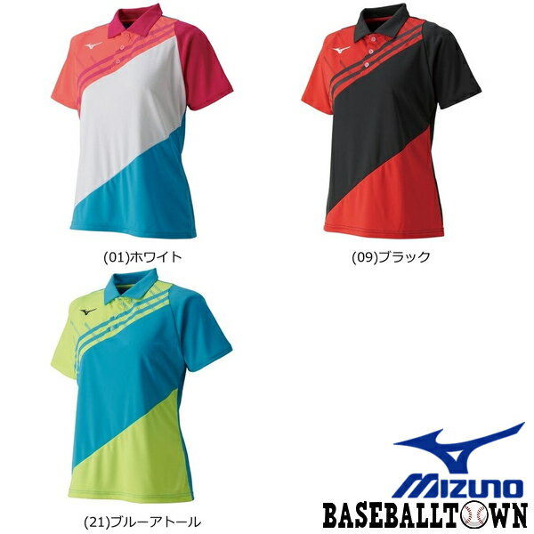 ミズノ ゲームシャツ ラケットスポーツ レディース 62JA8203 テニス/ソフトテニス ウエア ゲームウエア