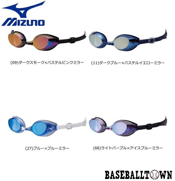ミズノ MIZUNO スイミングゴーグル クッションタイプ/一体成形 男女兼用 N3JE8001 スイム ゴーグル 競泳向け