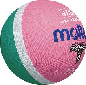 20%OFF 最大10%引クーポン モルテン ドッジボール ライトドッジ 0号球 緑×ピンク SLD0MP 取寄