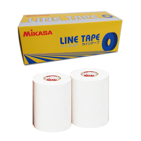 ミカサ ラインテープ 白 伸びるタイプ 10cm幅 2巻入 LTV-100-W