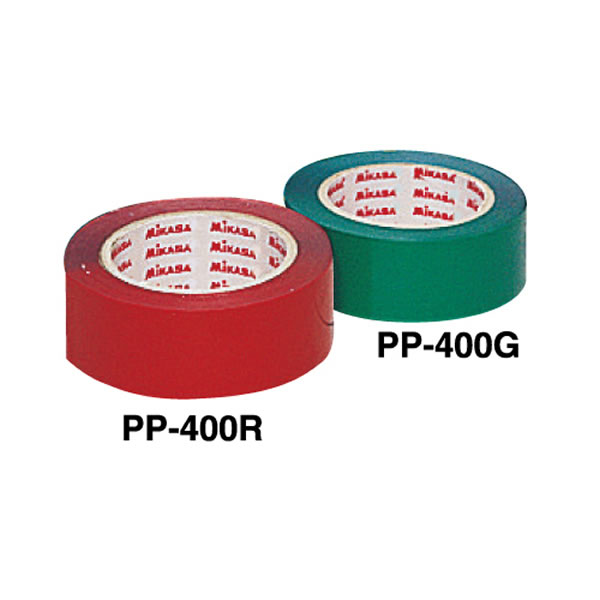 ミカサ ラインテープ 赤 伸びないタイプ 4cm幅 2巻入 PP-400-R