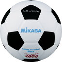 【5/10(金)以降発送予定】 ミカサ スマイルサッカーボール3号 260g 小学校低学年 SF326-WBK